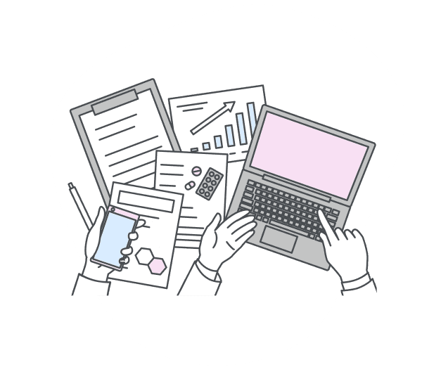 ごちゃごちゃしているアイコン